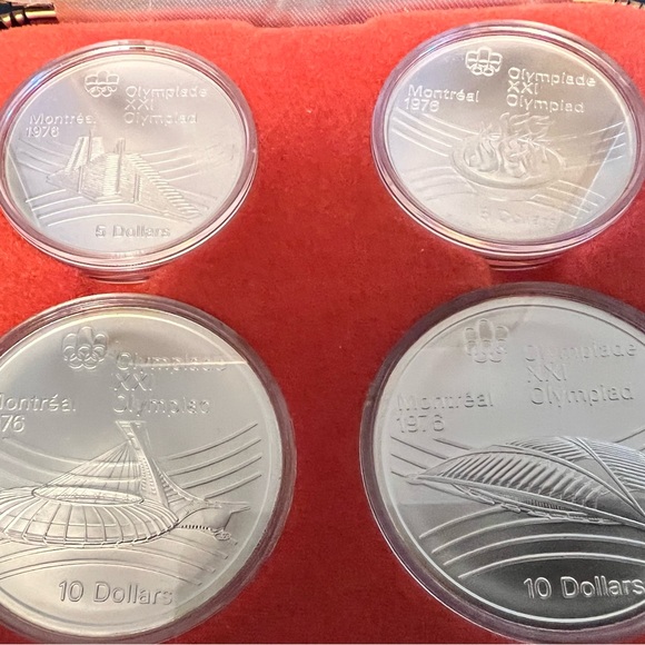 Montreal Olympic Silver Coins - Picture 2 of 3